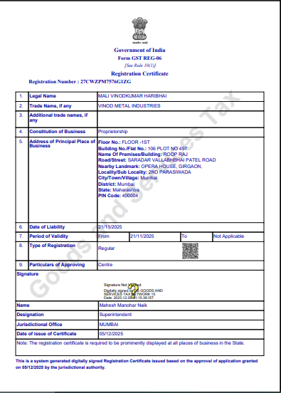 Certificate 2